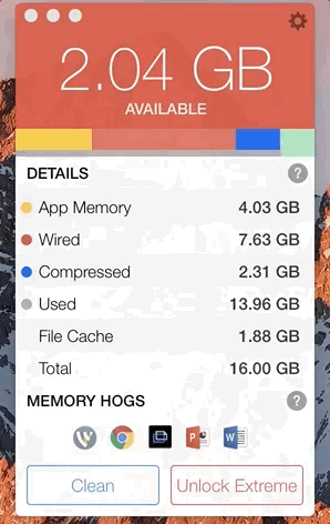 Oslobodite RAM na Macu pomoću Memory Clean.