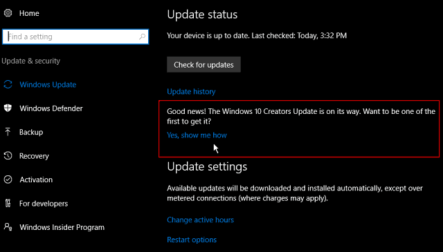 Windows 10 Creators ažuriraju Insider Build 15058 za PC sada dostupno