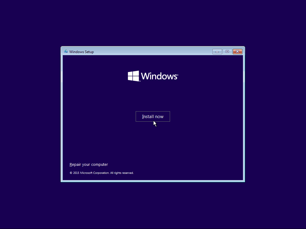 02 Instalirajte sada Windows 10 Clean Install