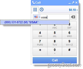 Google Voice gmail brojčanik
