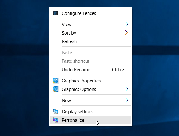Windows 10 Personalizirajte