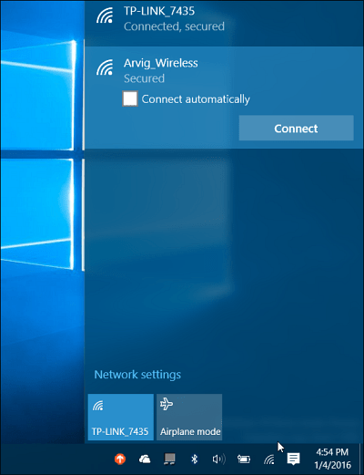 Mrežni Windows 10