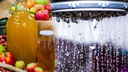 Koje su prednosti soka jabučnog octa? Što se događa ako u vodu za tuširanje dodate jabučni ocat?
