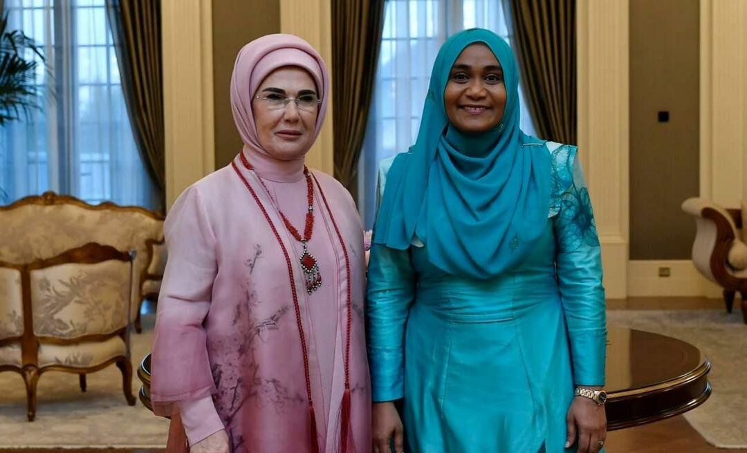 Prva dama Erdoğan sastala se sa Sajidhom Mohamed, suprugom predsjednika Maldiva Muizzua