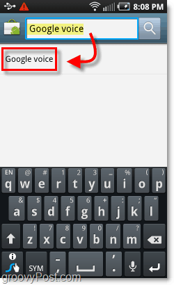 Google Voice za mobilne uređaje Android Market