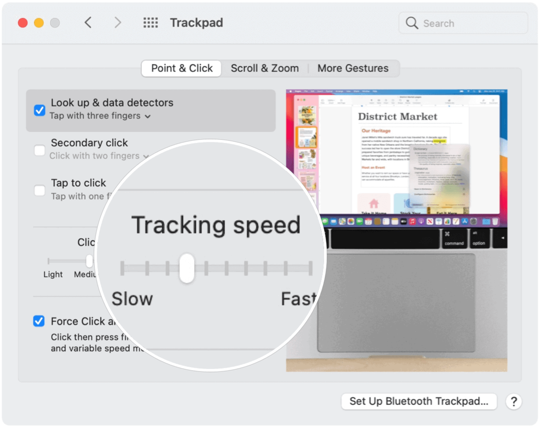 Rješavanje problema s brzinom praćenja vašeg Mac Mouse TrackPada