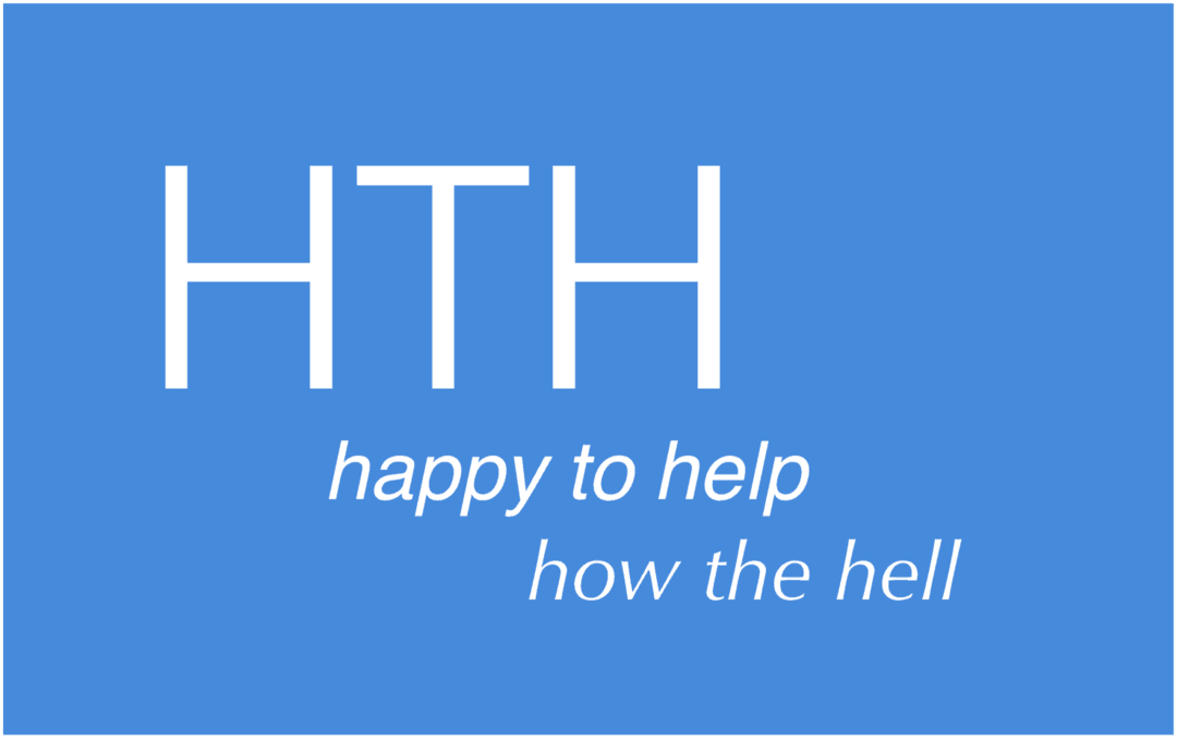 Što HTH znači u svijetu internetskih skraćenica?