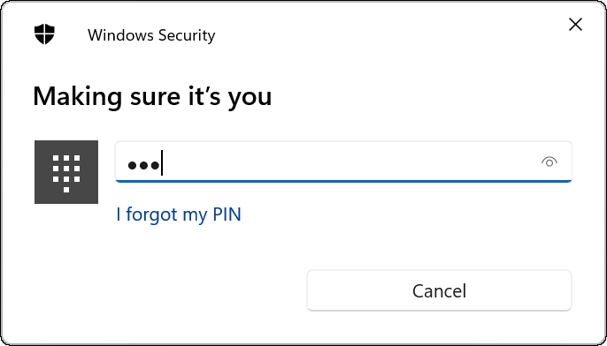 Prijavite se s PIN-om ili lozinkom