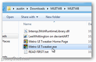 pokrenuti metro ui tweaker.exe