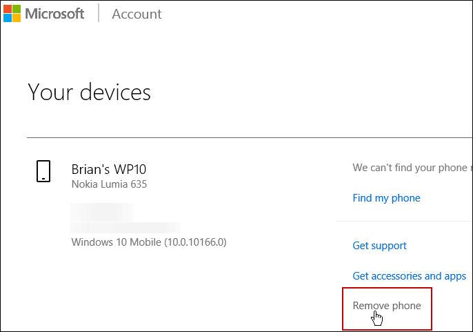 Uklonite Microsoft račun uređaja