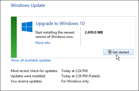 Windows 10 Spreman