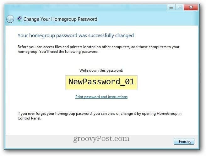 Postavljanje dijeljenja WindowsG HomeGroup Sharing s računalom Windows 7