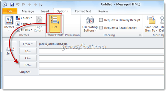 Otkrijte BCC u programu Outlook 2010