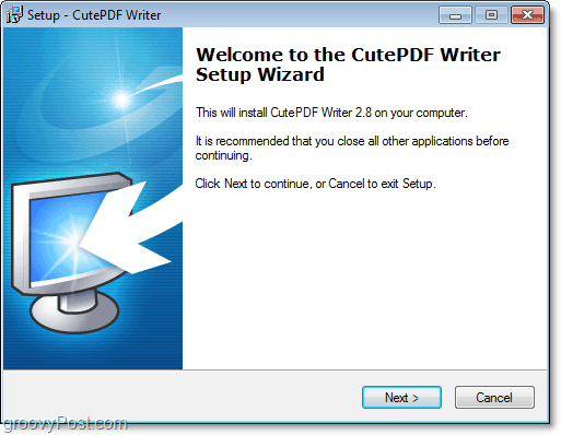 kako instalirati cutePDF u Windows 7
