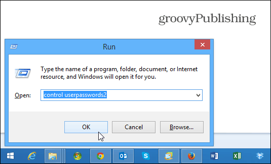 kontrola userpasswords2 Windows 8.1