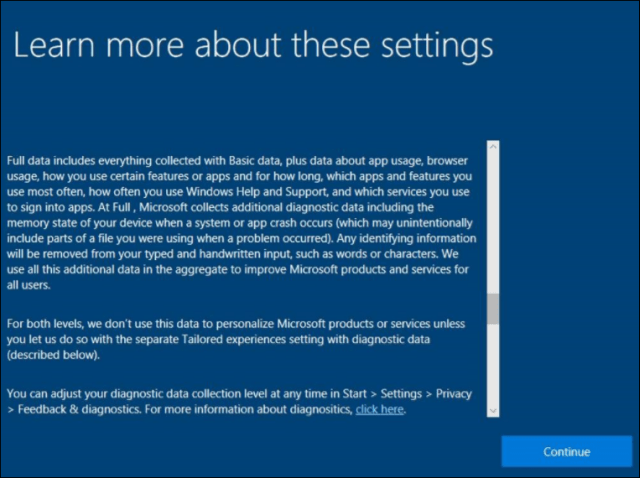Windows 10 Saznajte više postavki privatnosti