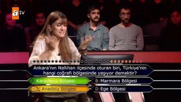 Pitanje u Ankari koje je označilo Tko želi biti milijunaš!