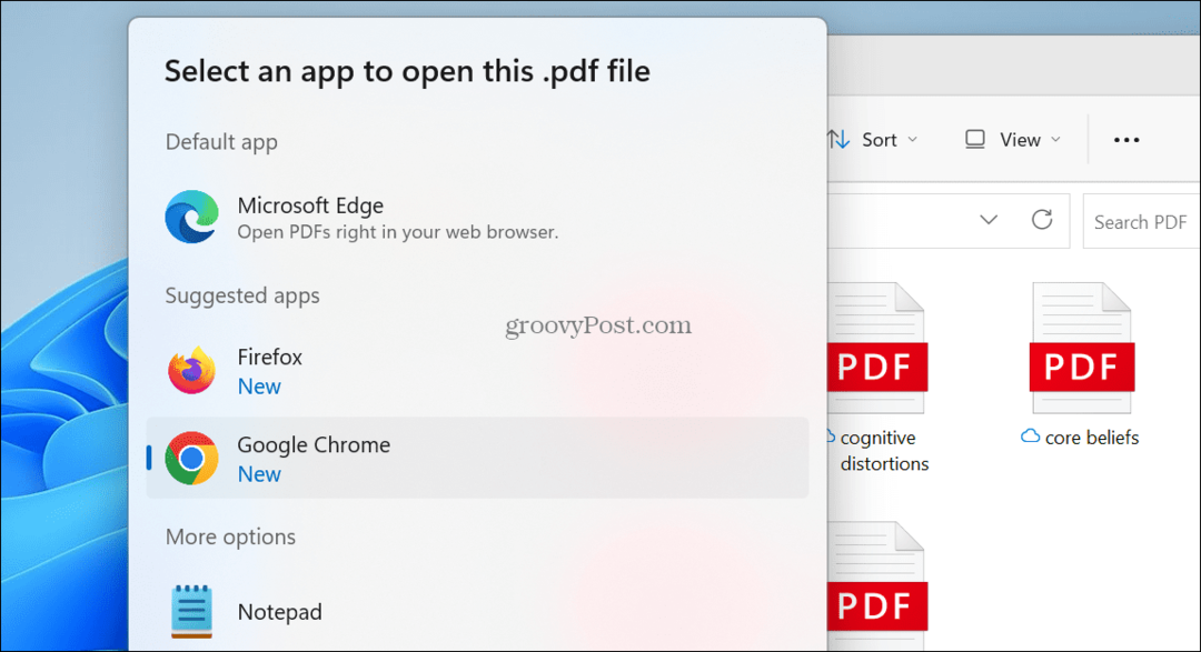 Zadani PDF preglednik u sustavu Windows 11