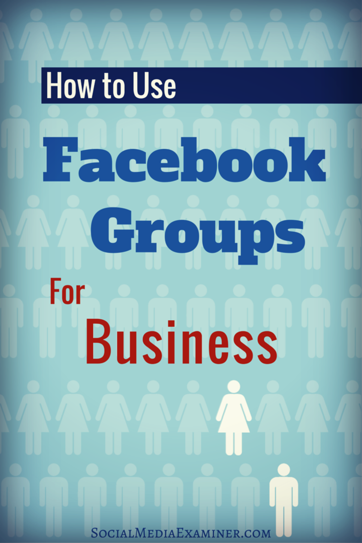 kako koristiti facebook grupe za posao