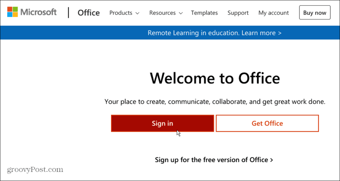 office-dot-com koristite Microsoft Office na chromebooku
