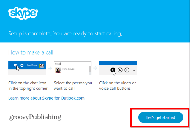 Pokrenite dodatak za Skype HD Outlook