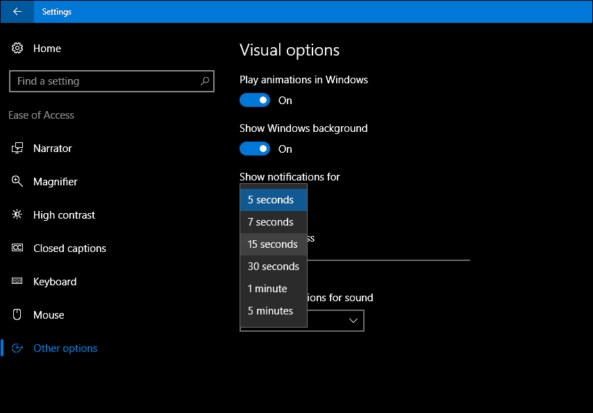 Kako zadržati svoje obavijesti sustava Windows 10 na zaslonu dulje