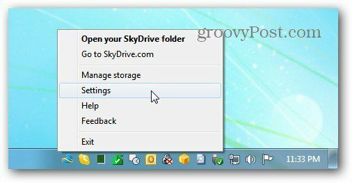 Izbornik SkyDrive