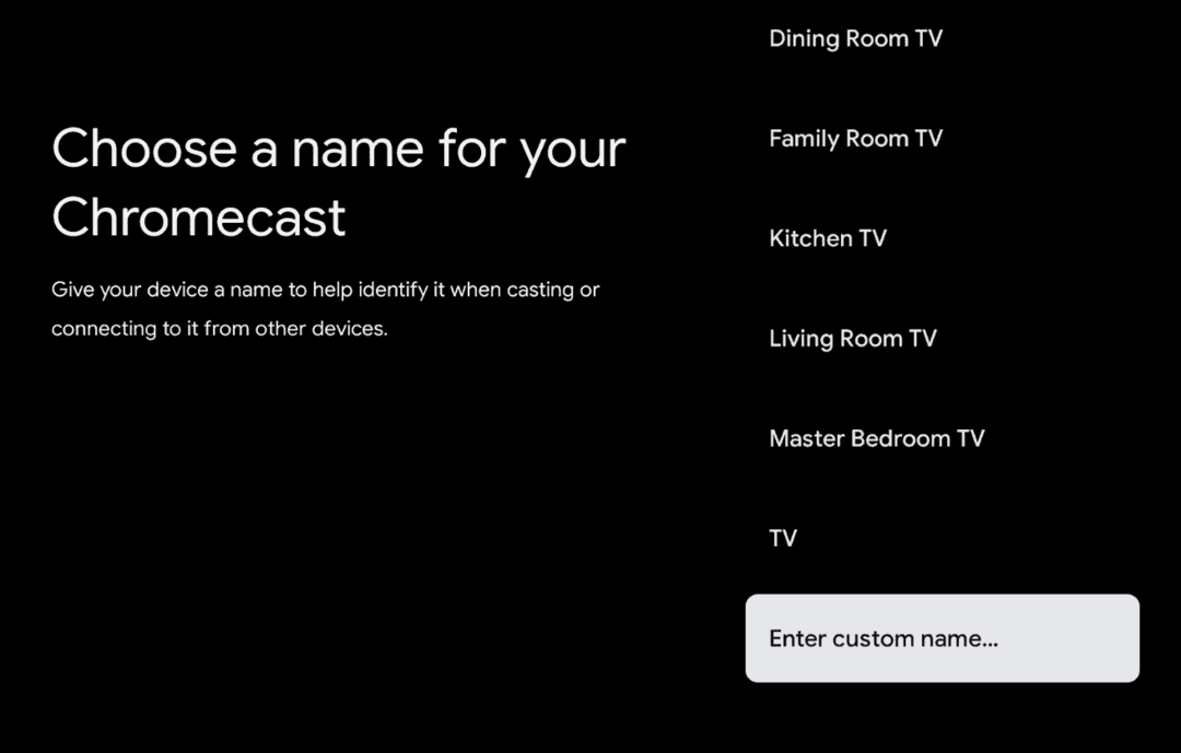 Kako preimenovati Chromecast pomoću Google TV-a
