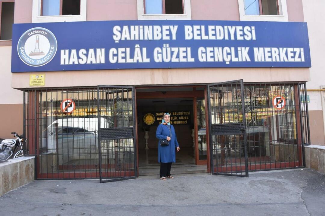 Zeliha Kılıç, koja je došla u Şahinbey objekte kao pripravnica, ostala je kao odgajateljica