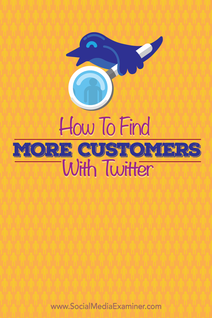 Kako pronaći više kupaca pomoću Twittera: Ispitivač društvenih medija