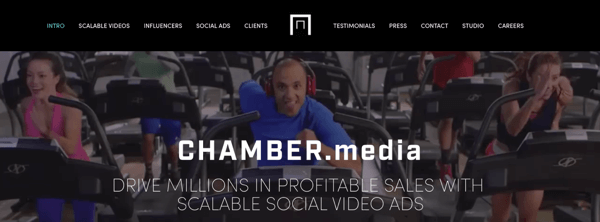 Chamber Media izrađuje skalabilne video oglase za društvene mreže.
