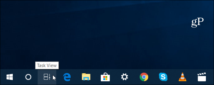 Ikona vremenske trake Windows 10
