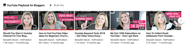 Kako koristiti video seriju za rast YouTube kanala, primjer YouTube serije s 5 videozapisa na jednu temu