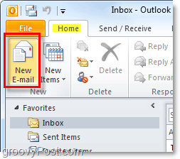 sastavite novu e-poštu Outlook 2010