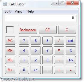 stari Windows Vista kalkulator