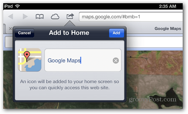 Savjet iOS 6: Dodajte Google karte na početni zaslon
