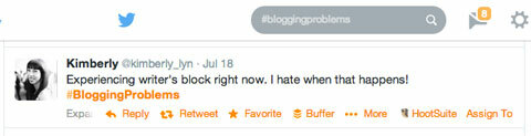 #bloggingproblems tweetovi