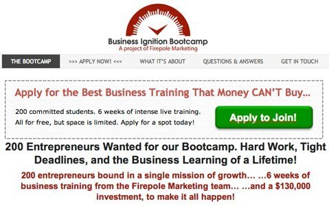 poslovni paljenje bootcamp