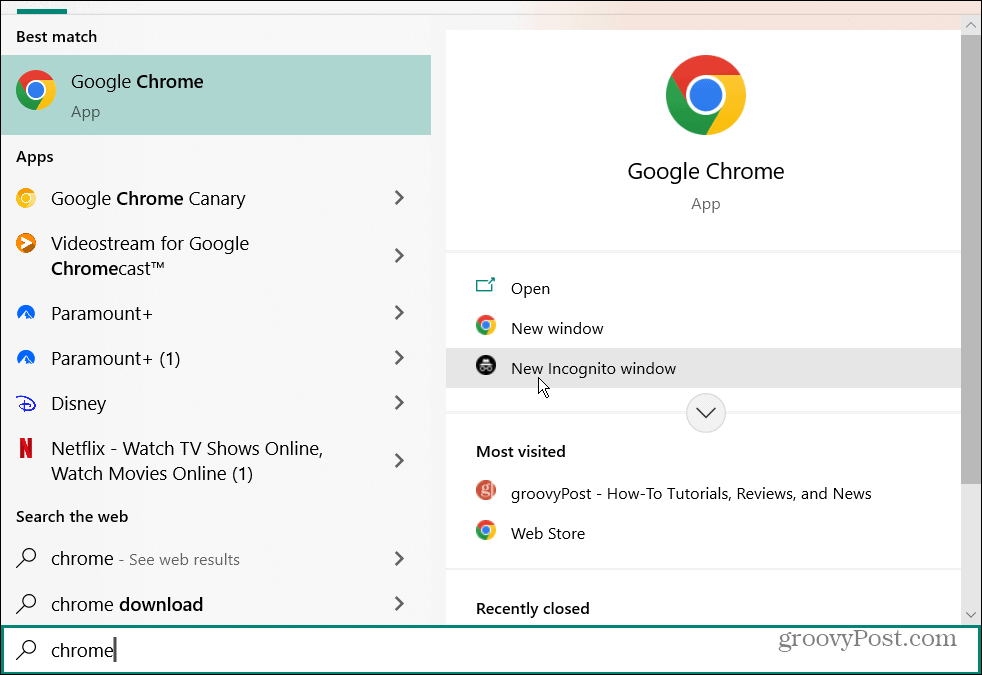 Neuspjelo preuzimanje Mrežna pogreška u Chromeu