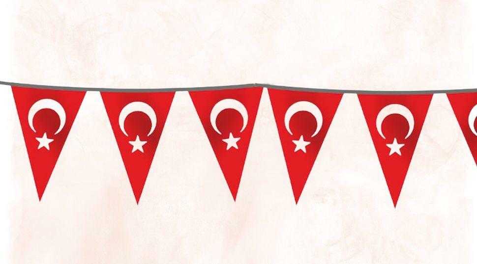 Özgüvenal Struna Ornament Trokut Turska Zastava