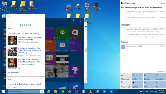 Windows 10 Tehnički pregled