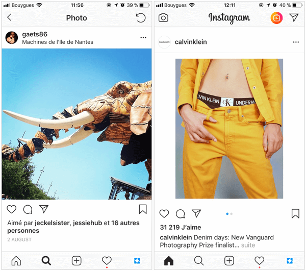 Kvadratni Instagram post mora biti veličine 1080 x 1080 piksela za najbolju kvalitetu u feedu, a duguljasti Instagram postovi najbolji su 1080 x 1350 piksela. 