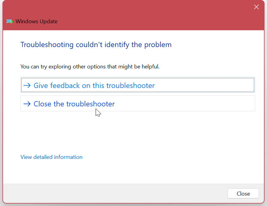 Nema dovoljno prostora na disku za Windows Update 