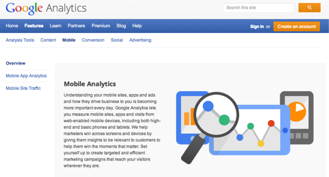 google analytics mobitel -