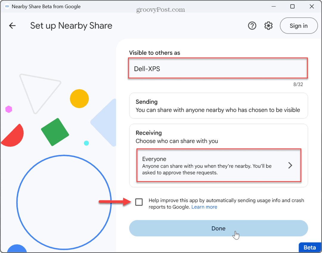 Kako koristiti Google Nearby Share na Windows 11