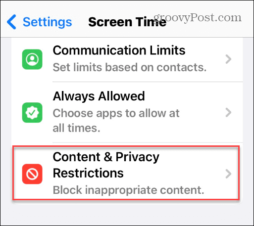 Blokirajte i deblokirajte web stranice na iPhoneu