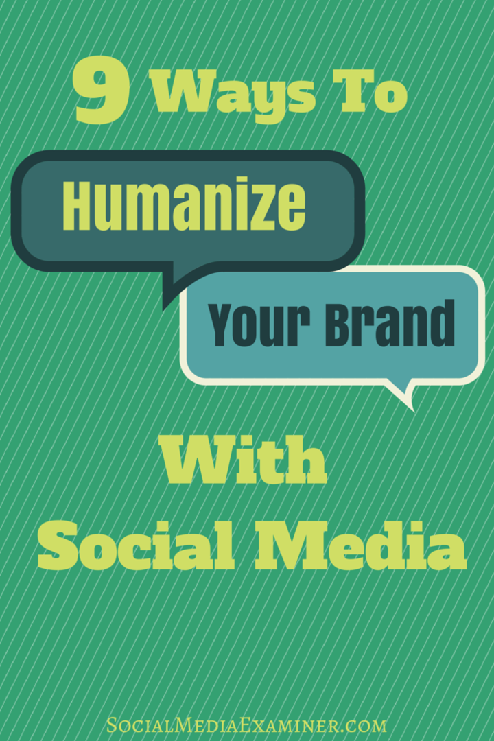 kako humanizirati svoj brend društvenim mrežama