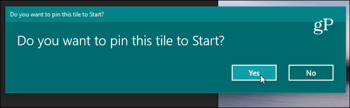 Potvrdite Pin račun e-pošte Windows 10 Start