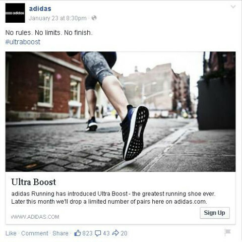 adidasov facebook post