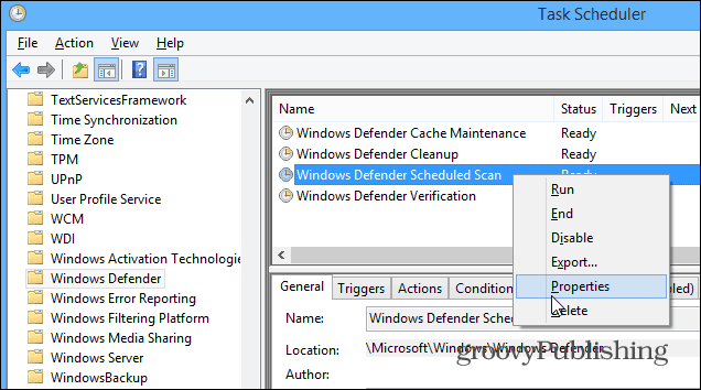 Kako zakazati Windows Defender za automatsko skeniranje u sustavu Windows 8.1